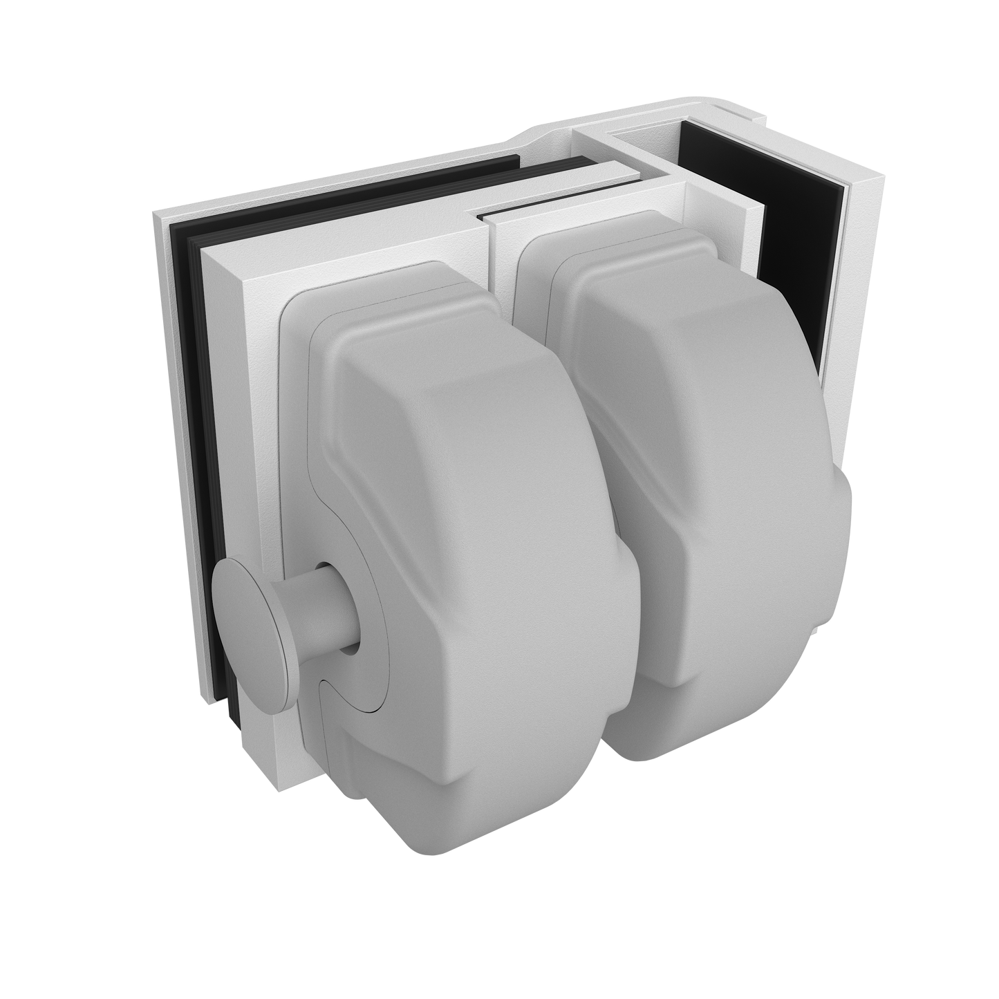 Glass to Glass External 90 Degree Corner Latch Kit | SS316 | 8mm, 10mm & 12mm Glass | Black, White, Satin & Polish