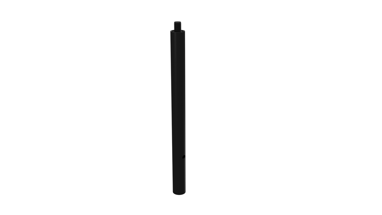 PIK Fencing 400mm Base Extender Picket Satin Black & Pearl White | Extra Anchoring and Slab Edge Fill