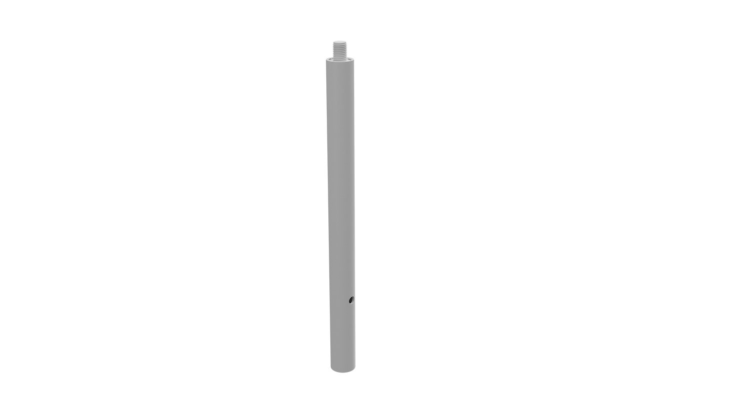 PIK Fencing 400mm Base Extender Picket Satin Black & Pearl White | Extra Anchoring and Slab Edge Fill