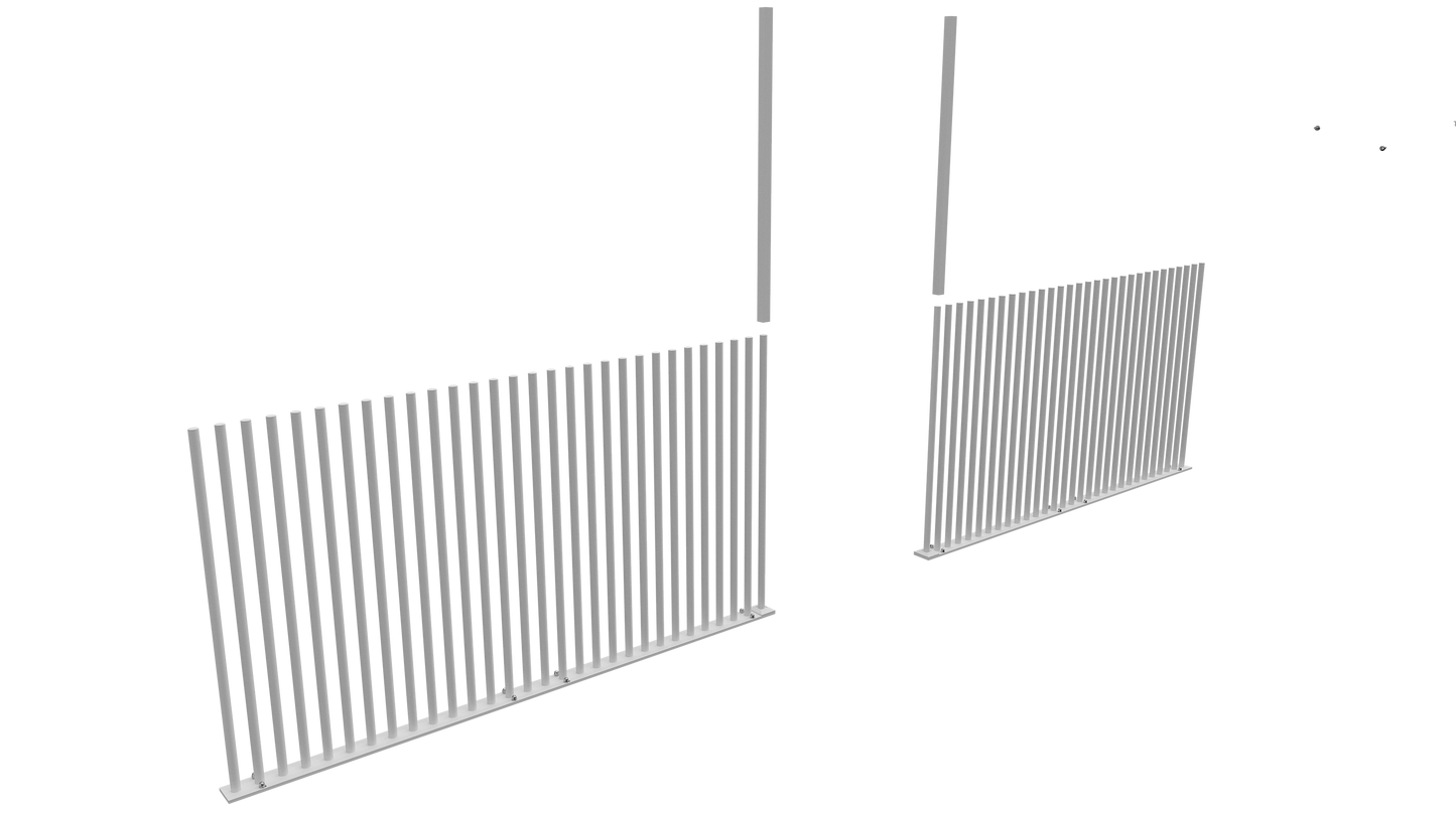 PIK Fencing Pedestrian Gate 975mm Satin Black & Pearl White | AS1926.1 Pool Compliant Aluminium Gate with Gate Kit